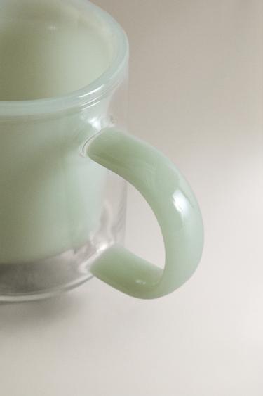 TASSE À CAFÉ BOROSILICATE DOUBLE PAROI - Vert d'eau de Zara - Image 2