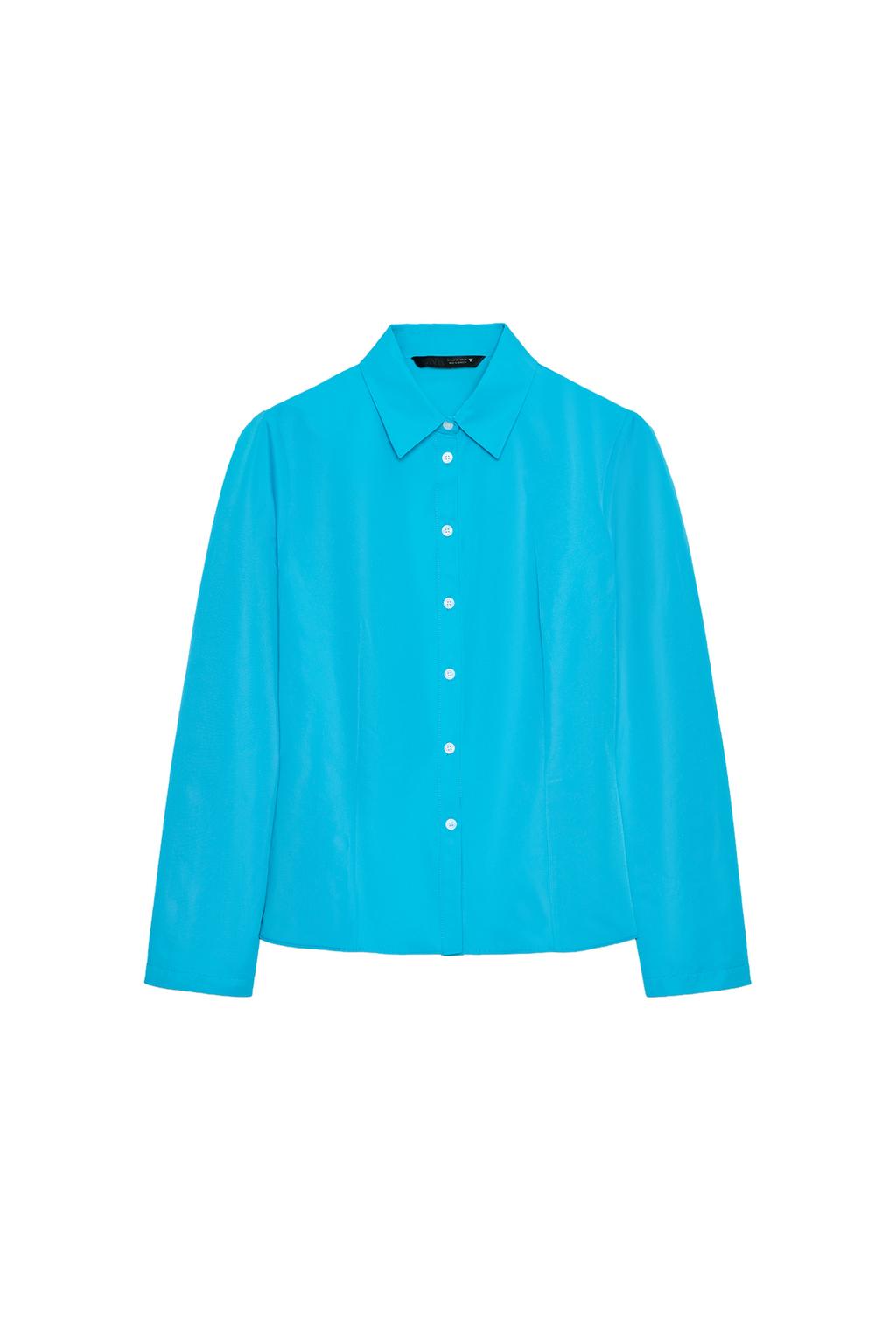 FITTED TAFFETA SHIRT - image 3