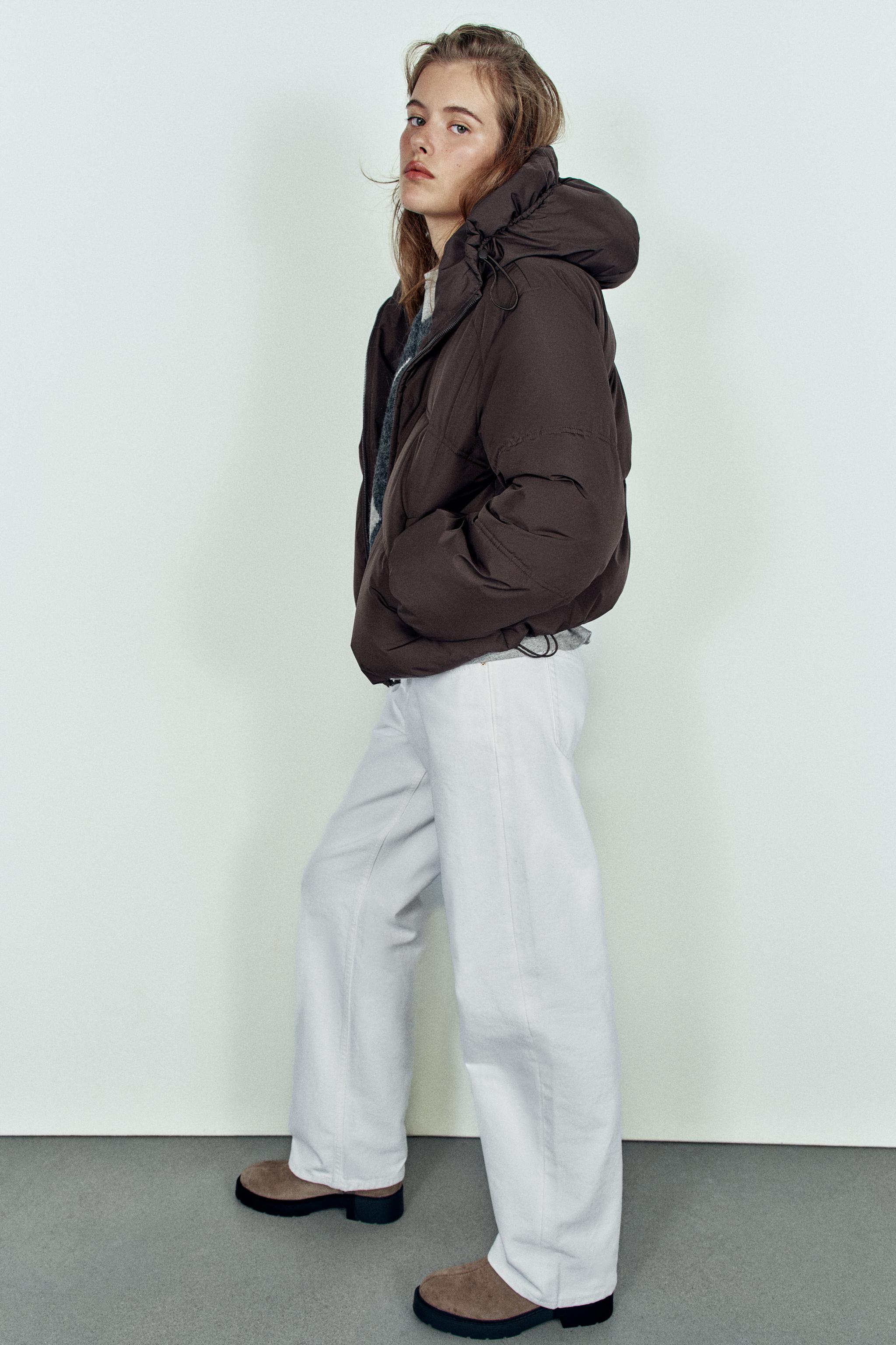 ANORAK MATELASSÉ CAPUCHE WATER REPELLENT WINDPROOF