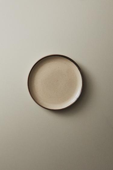 STONEWARE SIDE PLATE - Light ecru by Zara - Image 4