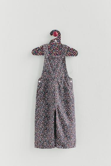 OVERAL MOTIF BUNGA - Cokelat dari Zara