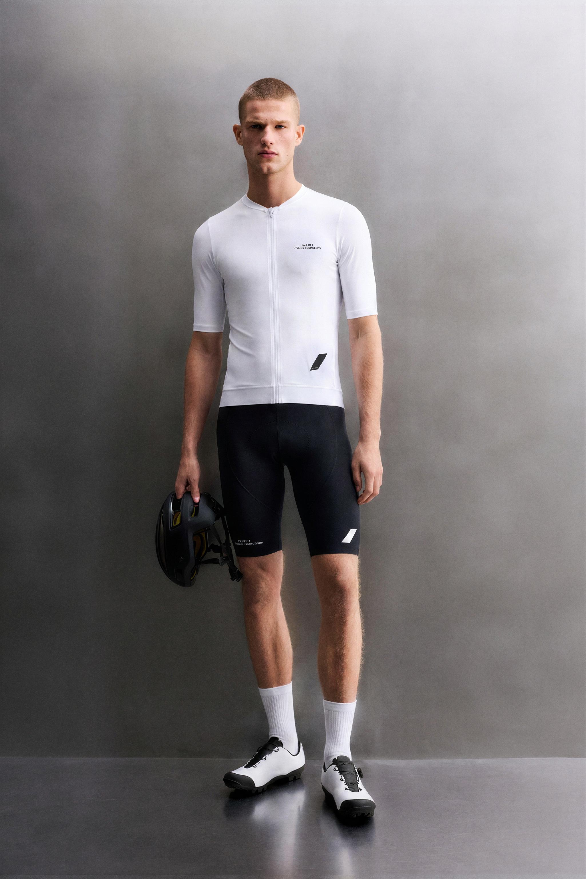 SHORT SLEEVE CYCLING JERSEY — White