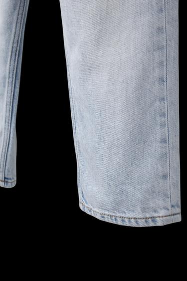 STRAIGHT-LEG JEANS - Light blue by Zara