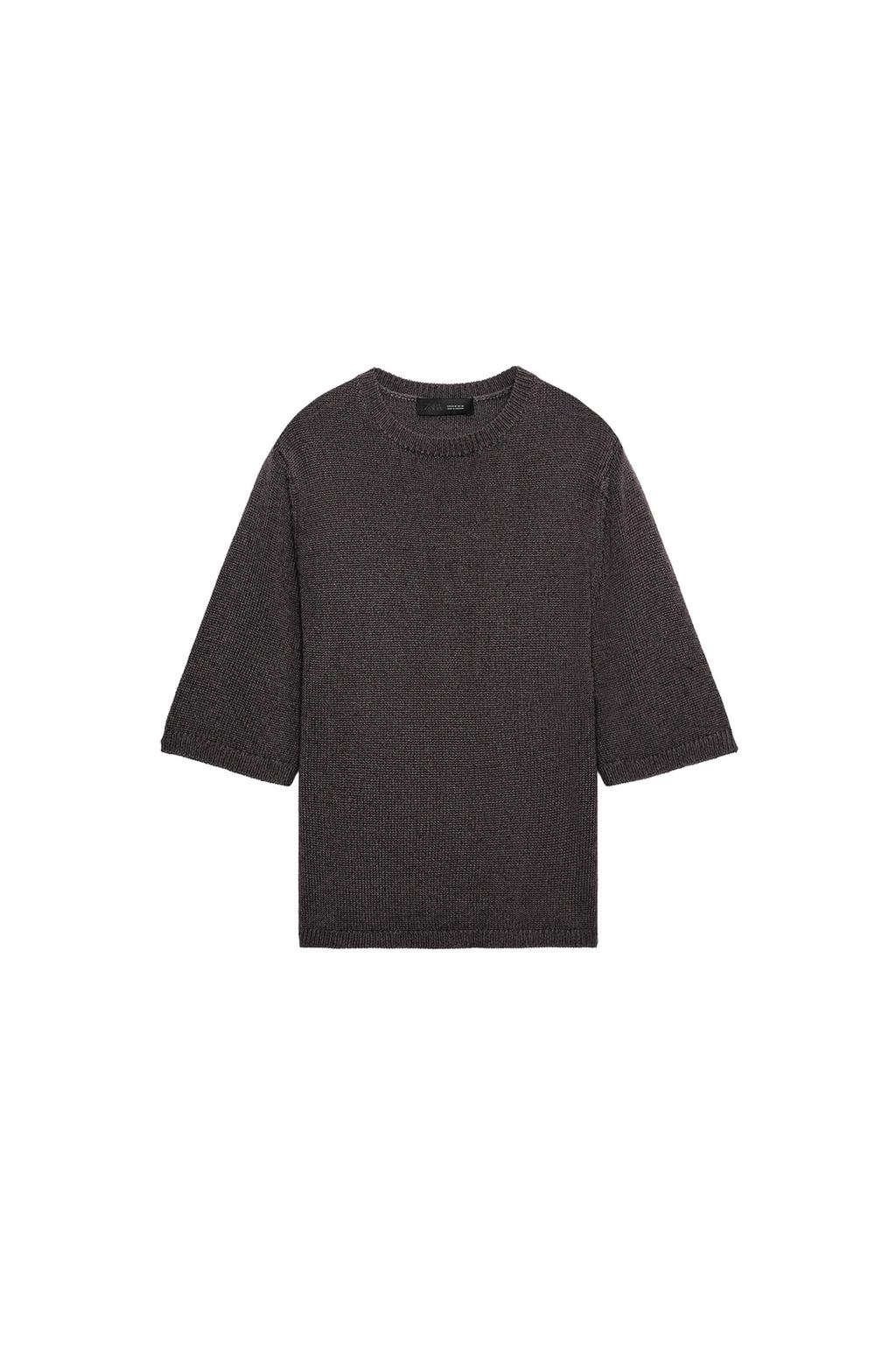 SHORT SLEEVE KNIT SWEATER - image 3