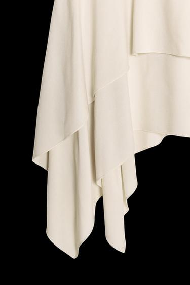 VESTIDO COMBINADO - crudo-blanco de Zara