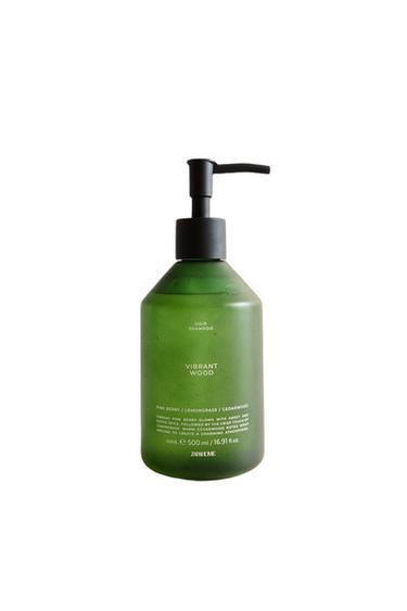 (500 ML) VIBRANT WOOD LIQUID SHAMPOO - Green by Zara