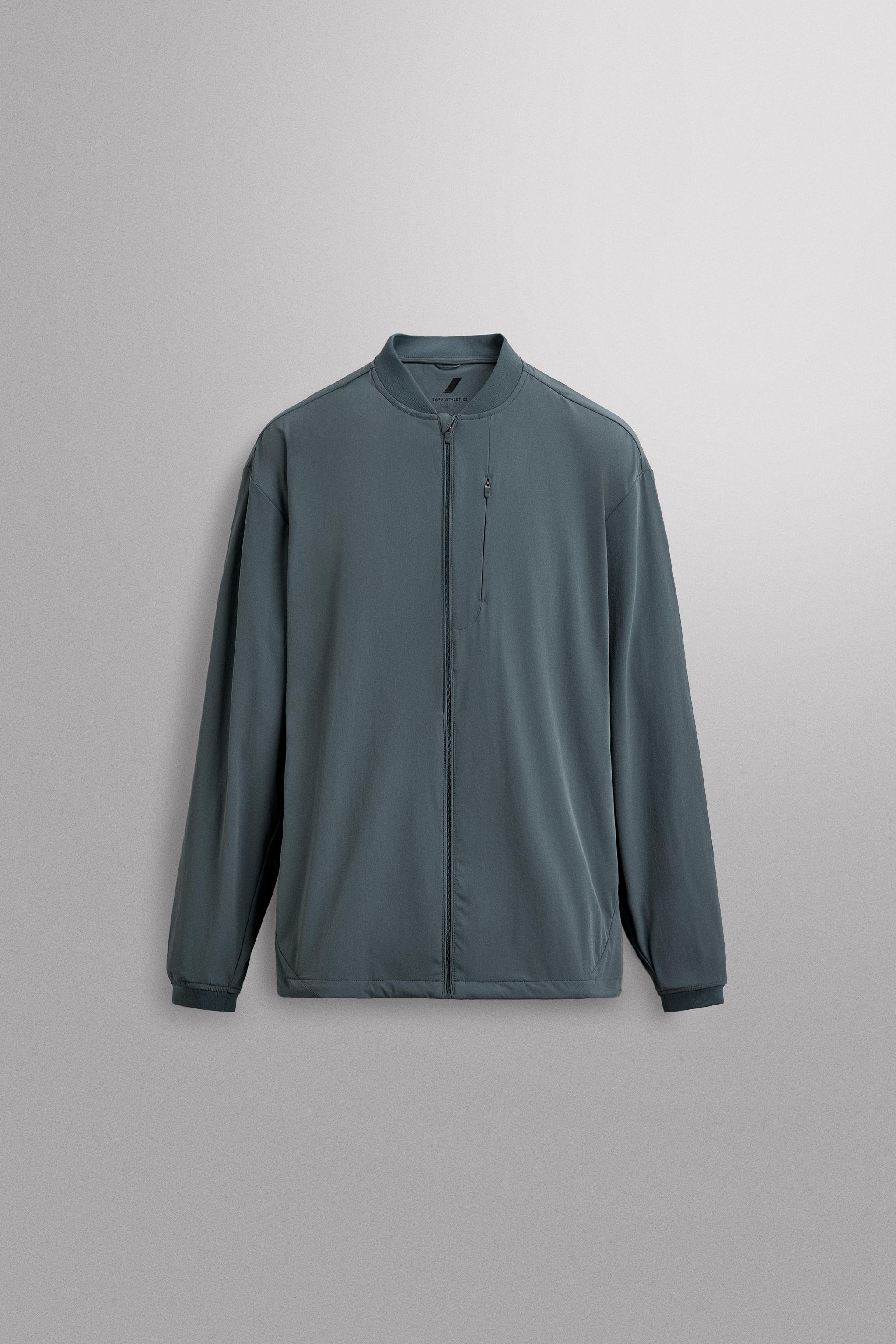 Мужские куртки Zara TECHNICAL TRAINING JACKET — фото 8