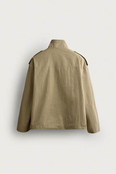 GABARDINE TECHNIQUE CROPPED FIT - Sable de Zara - Image 7