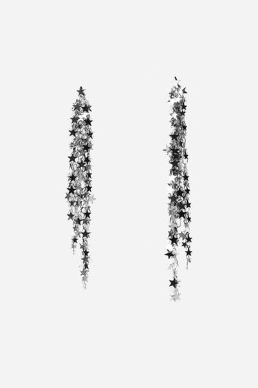 MINI STAR EARRINGS - Silver by Zara - Image 2