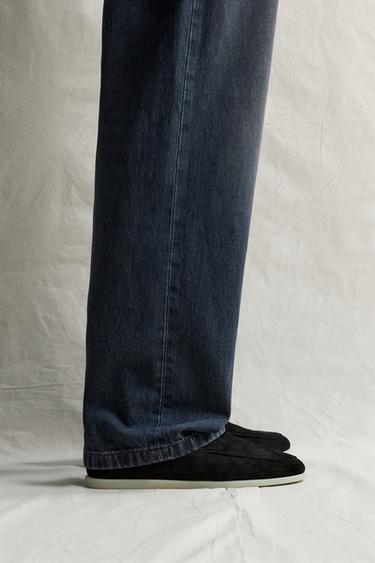 MOCASÍN PIEL CASUAL - Negro de Zara - Imagen 0
