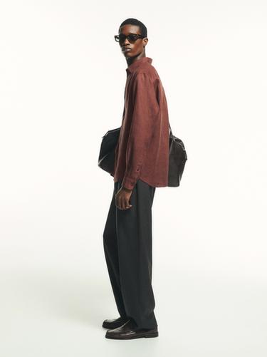 Zara Slim fit 100% linen shirt - 353