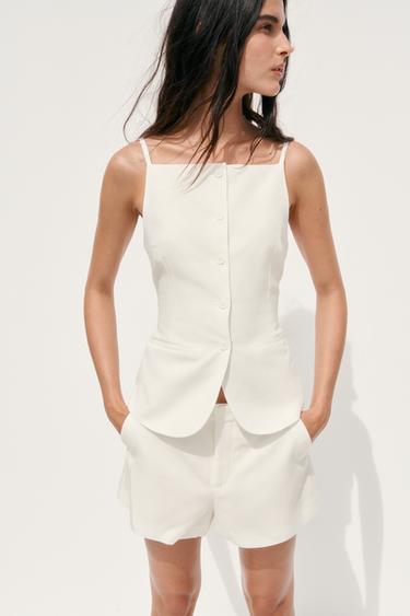 SHORT MINI - Écru de Zara - Image 1