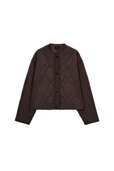 SHORT PADDED JACKET - Brown by Zara