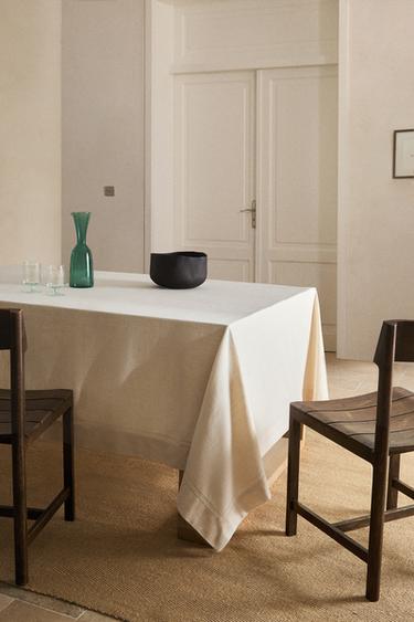 MANTEL ALGODÓN VAINICA - Crudo de Zara