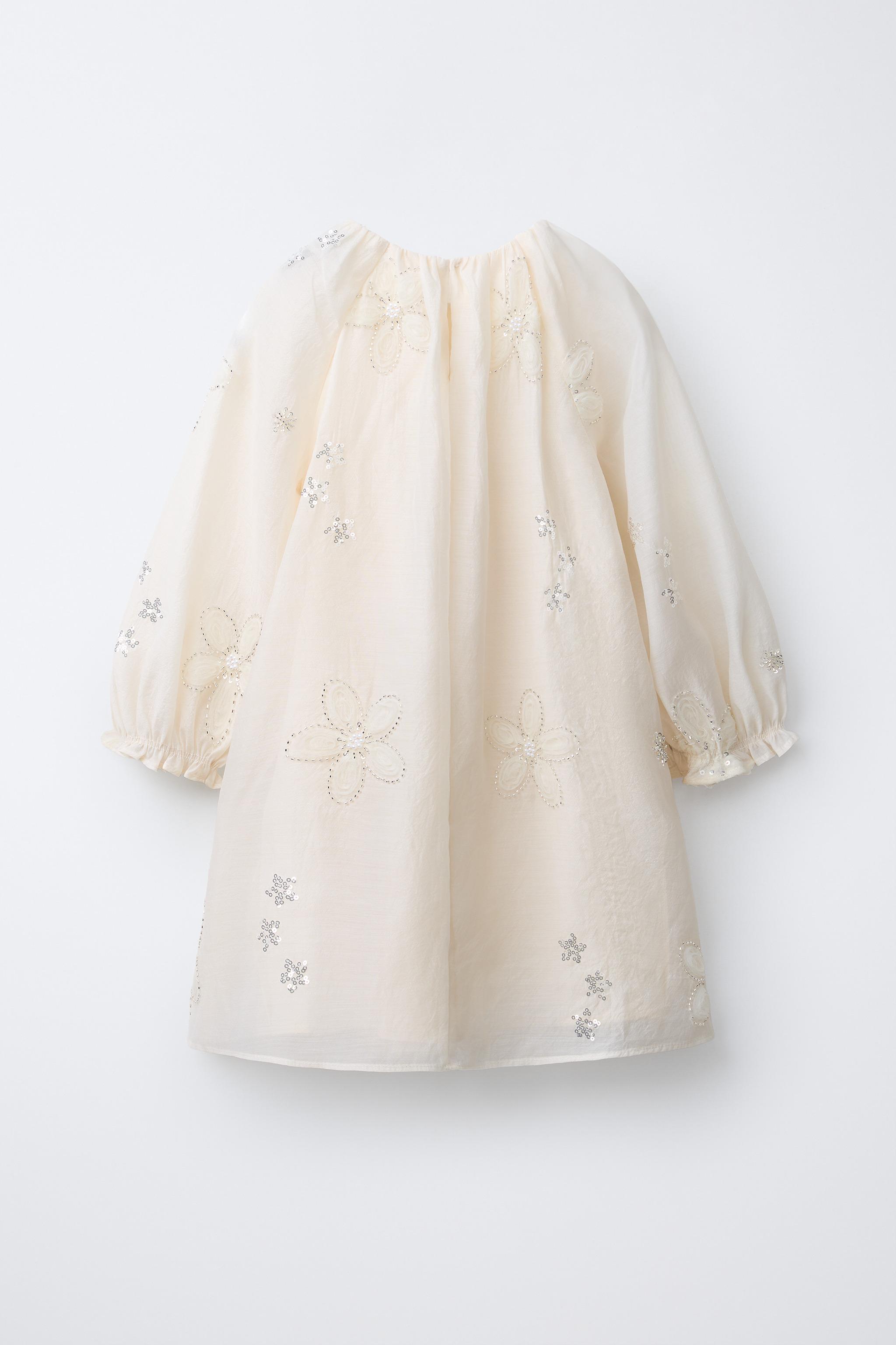 BEADED FLORAL DRESS