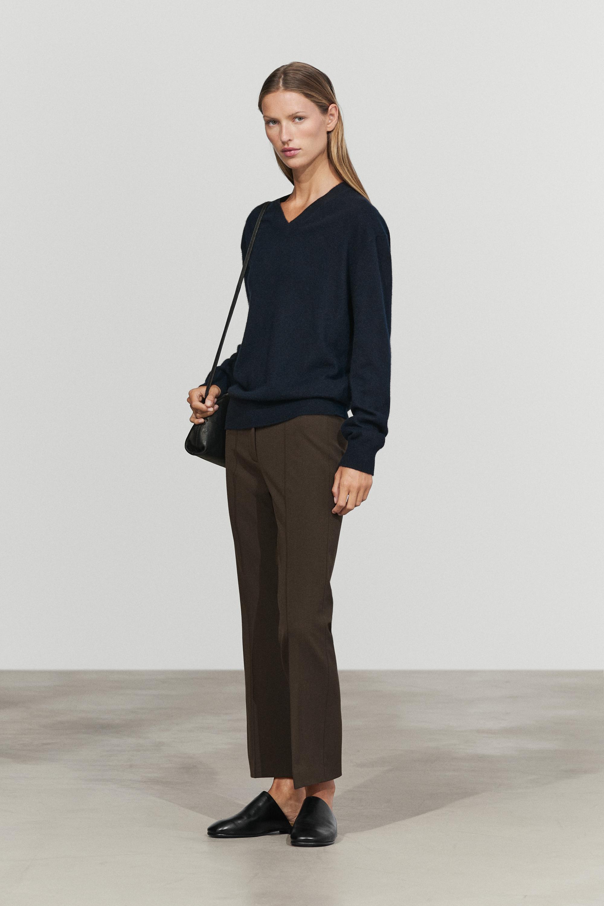 100% cashmere knit sweater