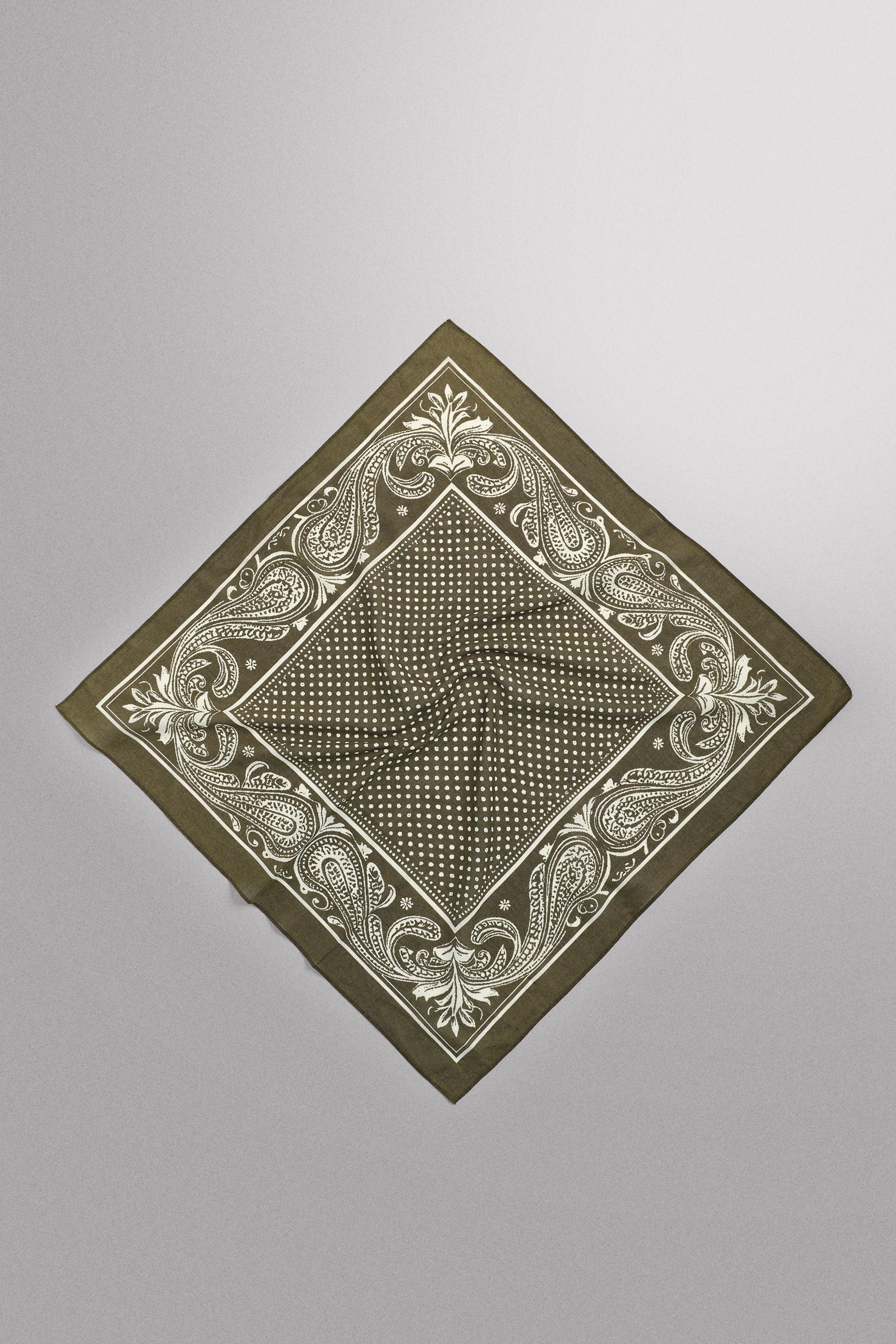 BANDANA À IMPRIMÉ GÉOMÉTRIQUE