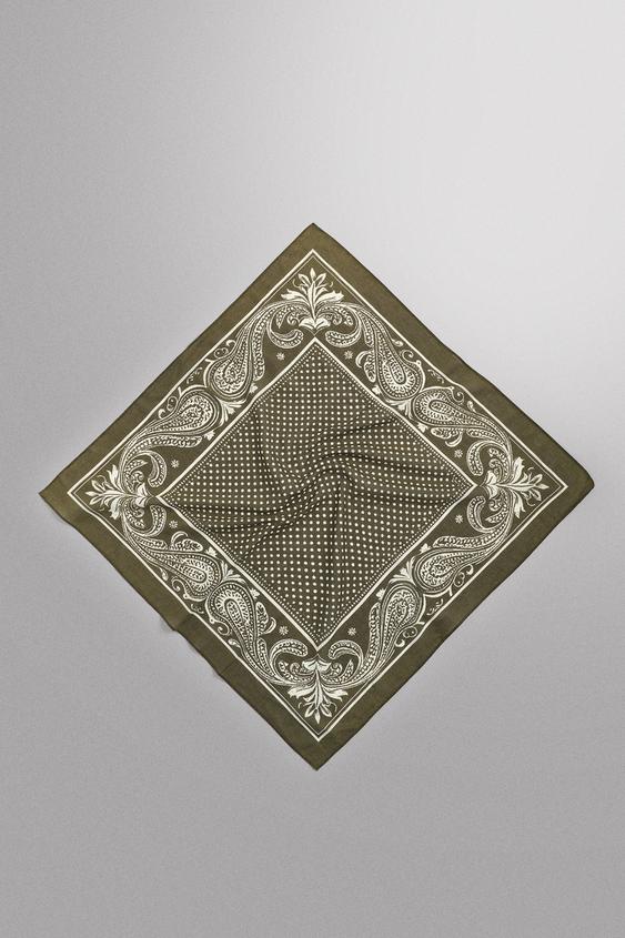 GEOMETRIC PRINT BANDANA from Zara - $19.90