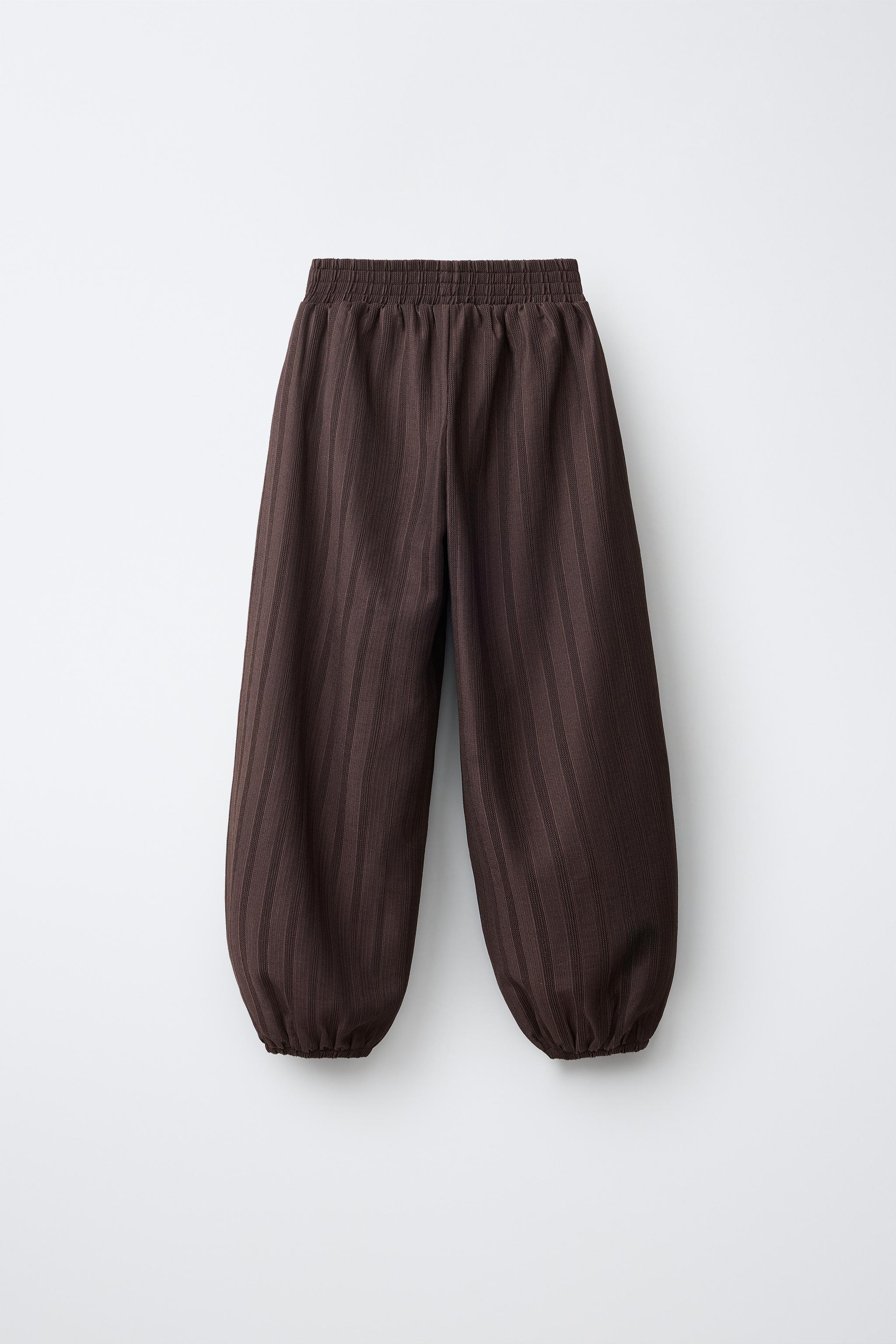 Детские брюки Zara TEXTURED BLOOMER PANTS — фото 2