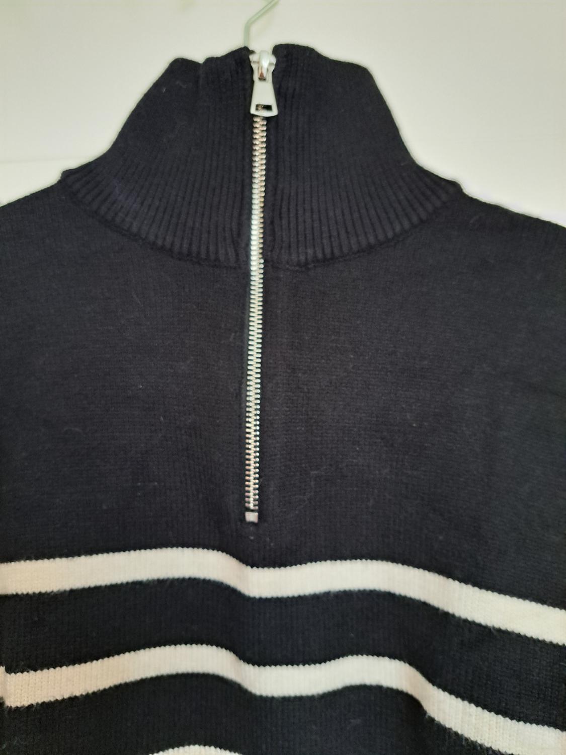 STRIPED SWEATER WITH ZIP - Image 3