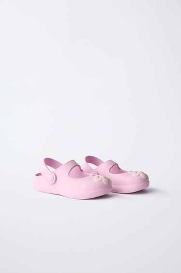 MINNIE MOUSE © DISNEY RUBBERISED CAGE SANDALS - Pink by Zara