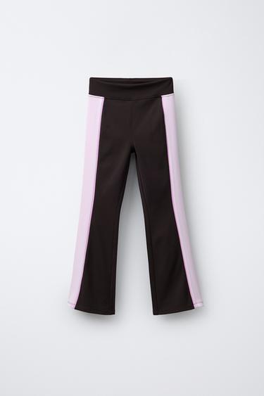 Legging Velours Côtelé Zara Pour Fille, 5 Ans, Bordeaux, Neuf Avec étiquettes