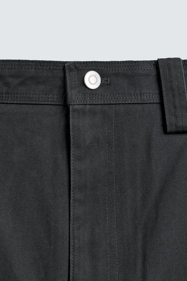 RELAXED FIT TROUSERS WITH TWISTED SEAM - Anthracite grey by Zara - Image 9