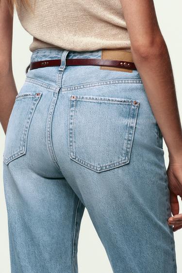 JEAN Z1975 NEW MOM FIT TAILLE HAUTE CEINTURE - Bleu moyen de Zara - Image 4