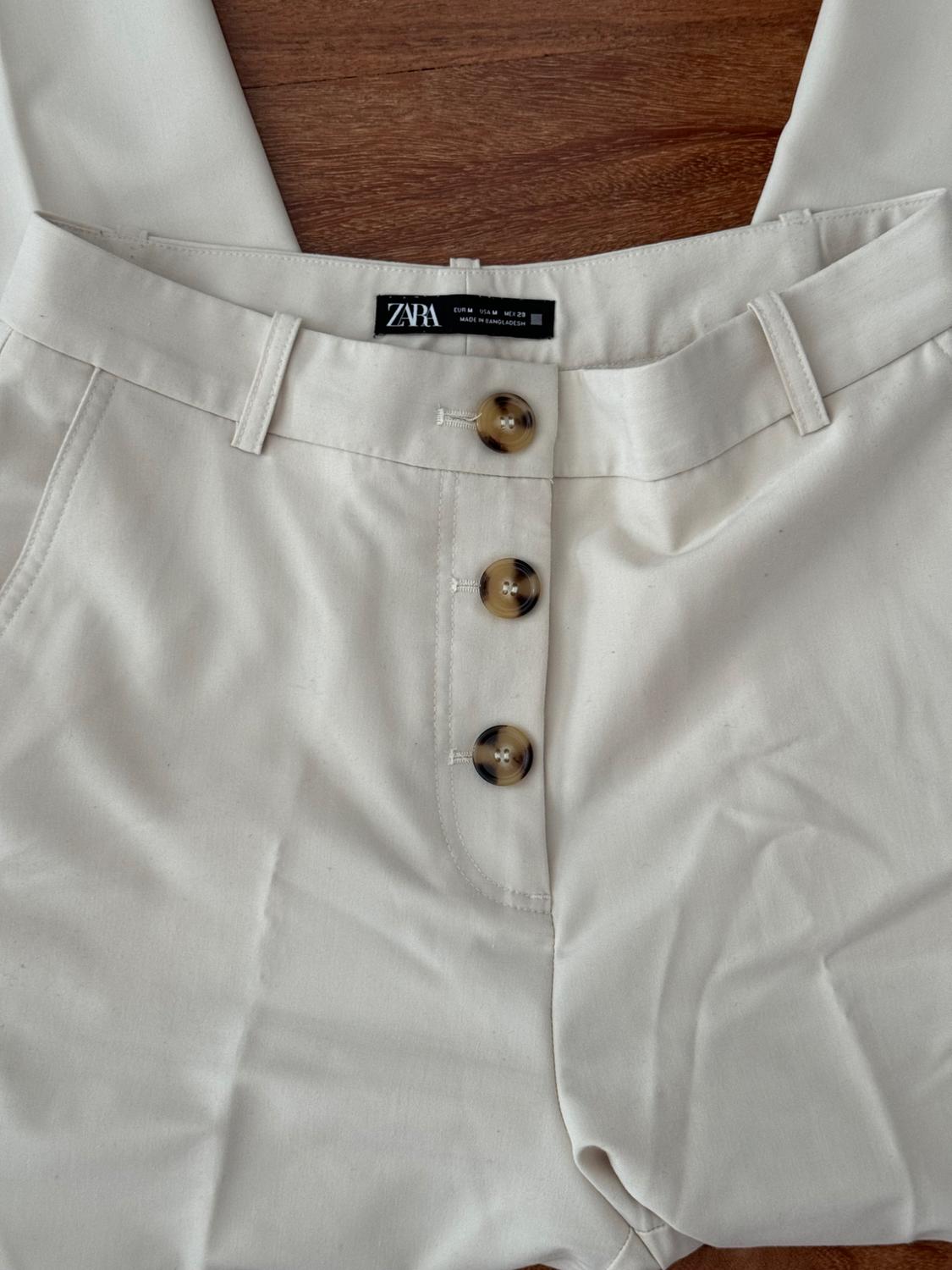 HIGH-WAIST BUTTONED TROUSERS - Image 3