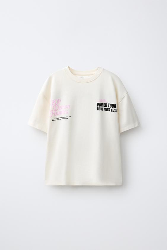 KPOP DEMON HUNTERS™ NETFLIX © T-SHIRT - Ecru by Zara - Image 0