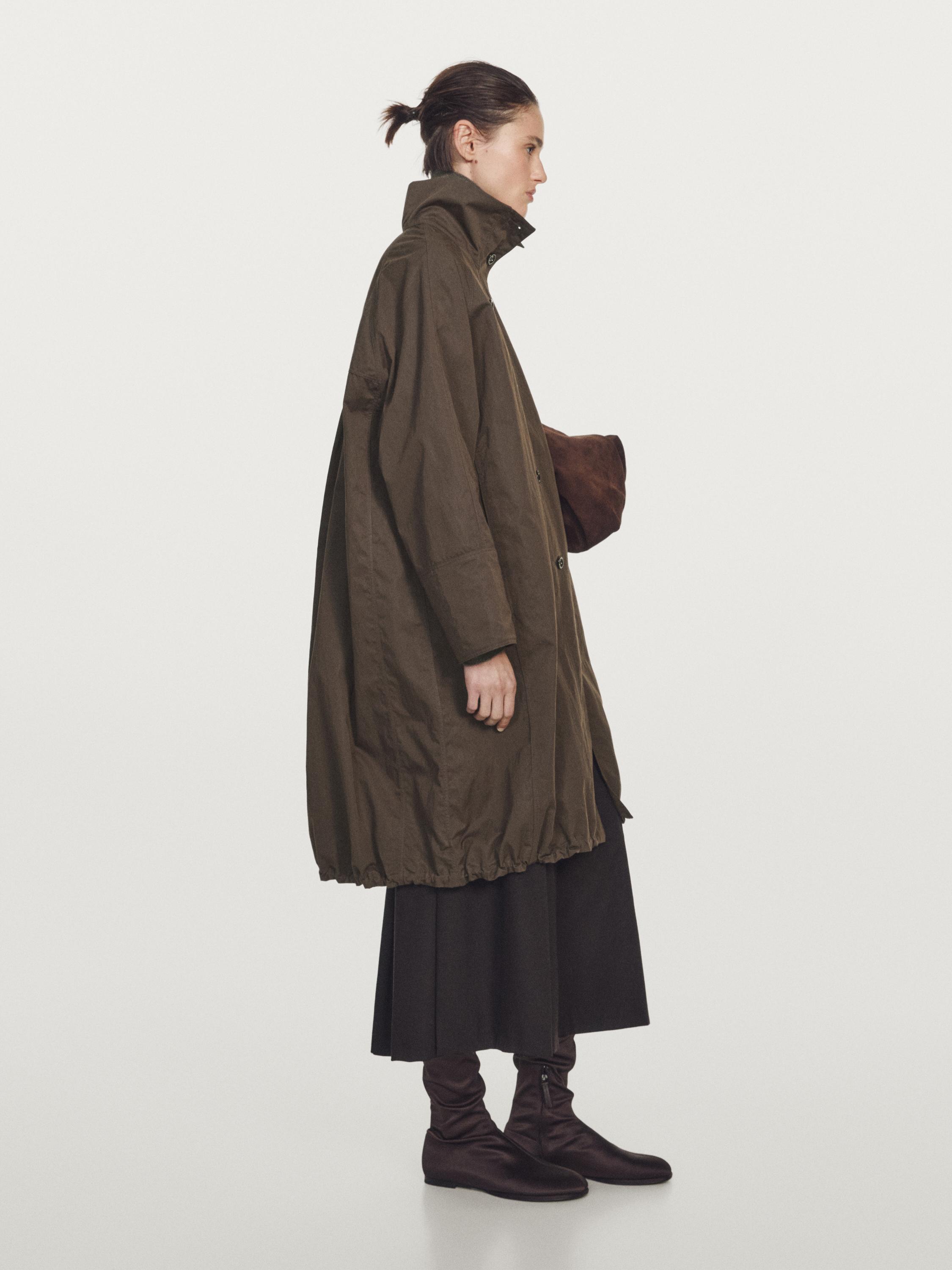 Long parka with detachable gilet