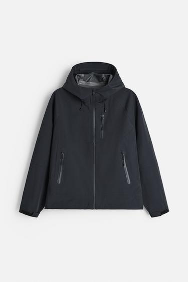 WATER-REPELLENT WINDBREAKER - Dark navy by Zara - Image 5
