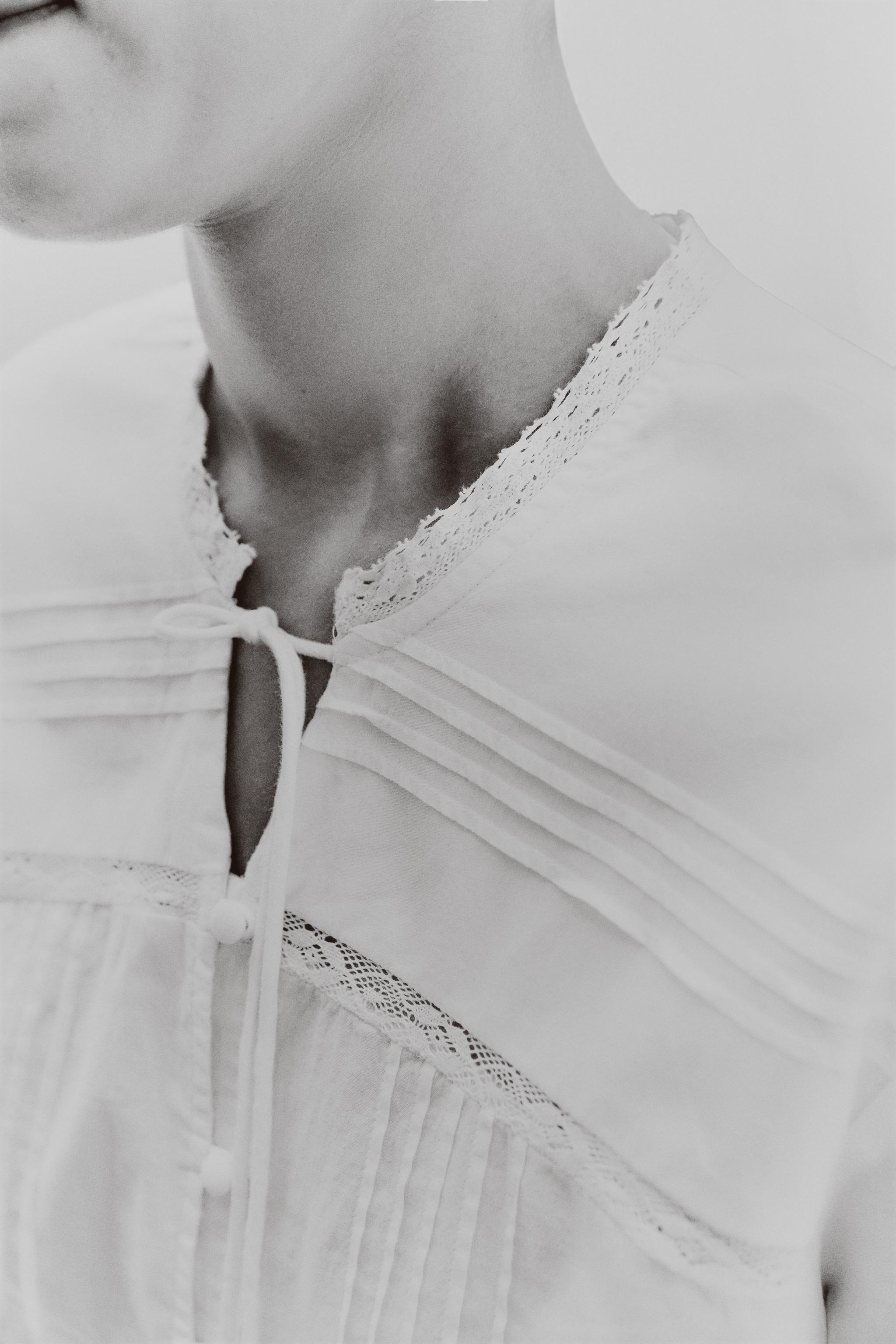 CHEMISE COTON DENTELLE