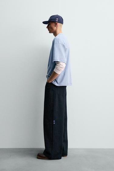 CHAMPION ® X ZARA PATCH T-SHIRT - Blue marl by Zara - Image 3