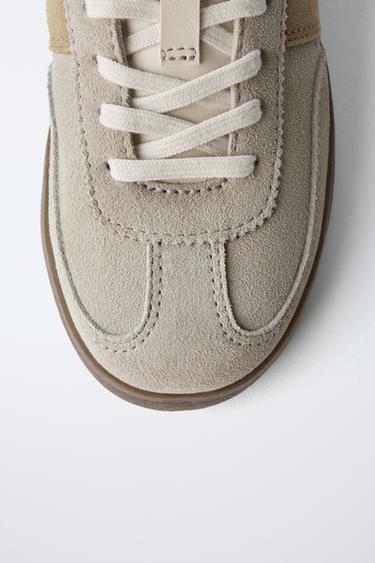 TENNIS EN DAIM - Gris de Zara - Image 3