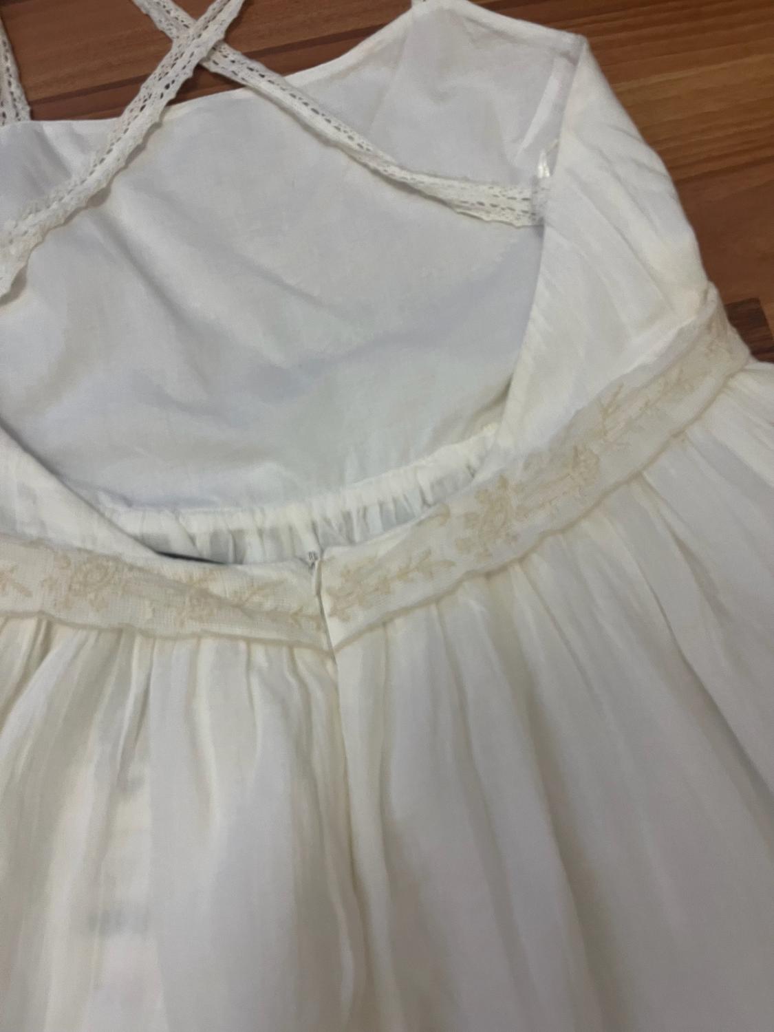 EMBROIDERED CHIFFON MINI DRESS - Image 6
