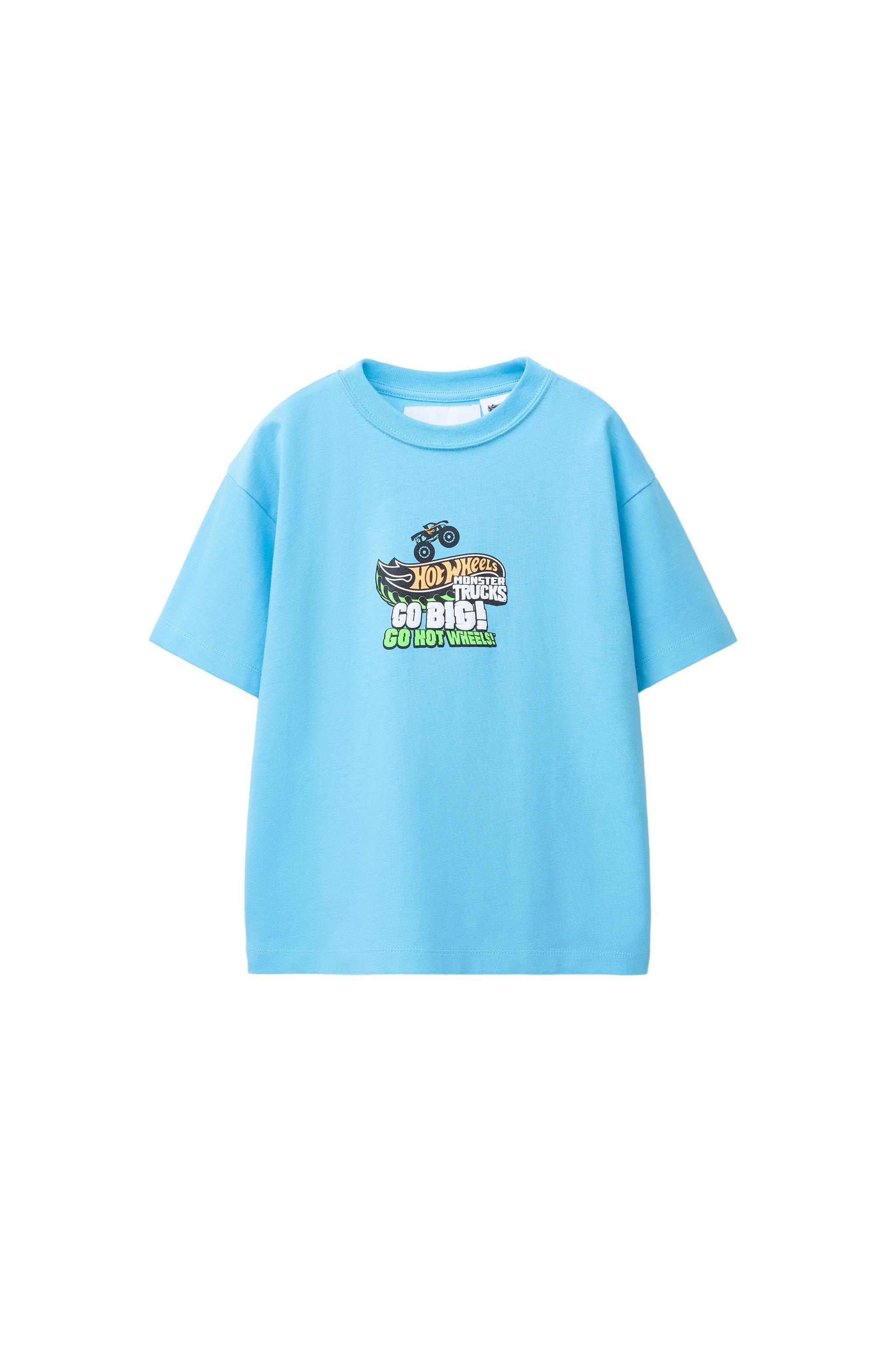 HOT WHEELS ™ MATTEL PRINTED T-SHIRT - Light blue | ZARA New Zealand