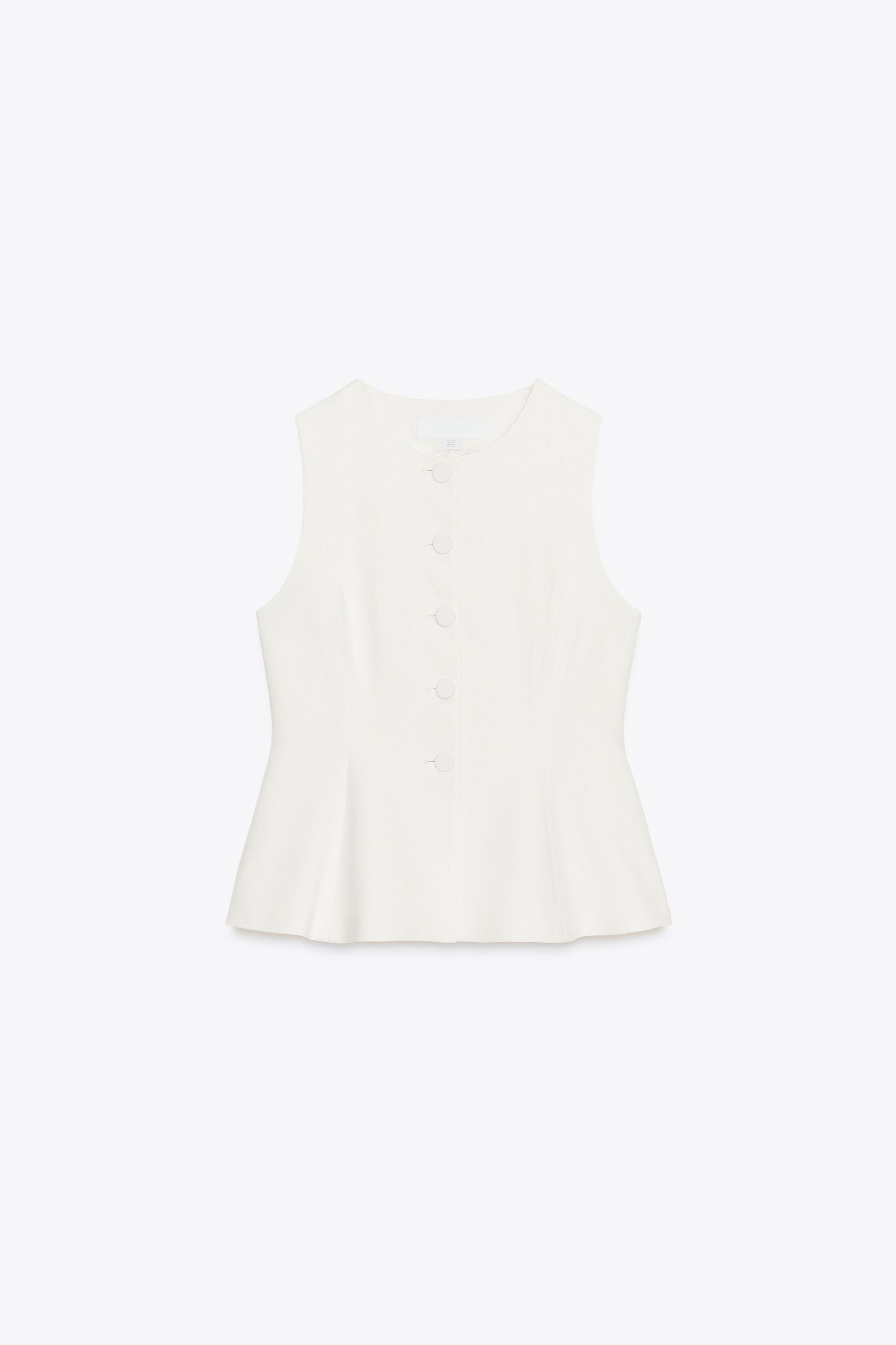 トップス eaphi FLUFFY PEPLUM VEST eaphi FLUFFY PEPLUM VEST
