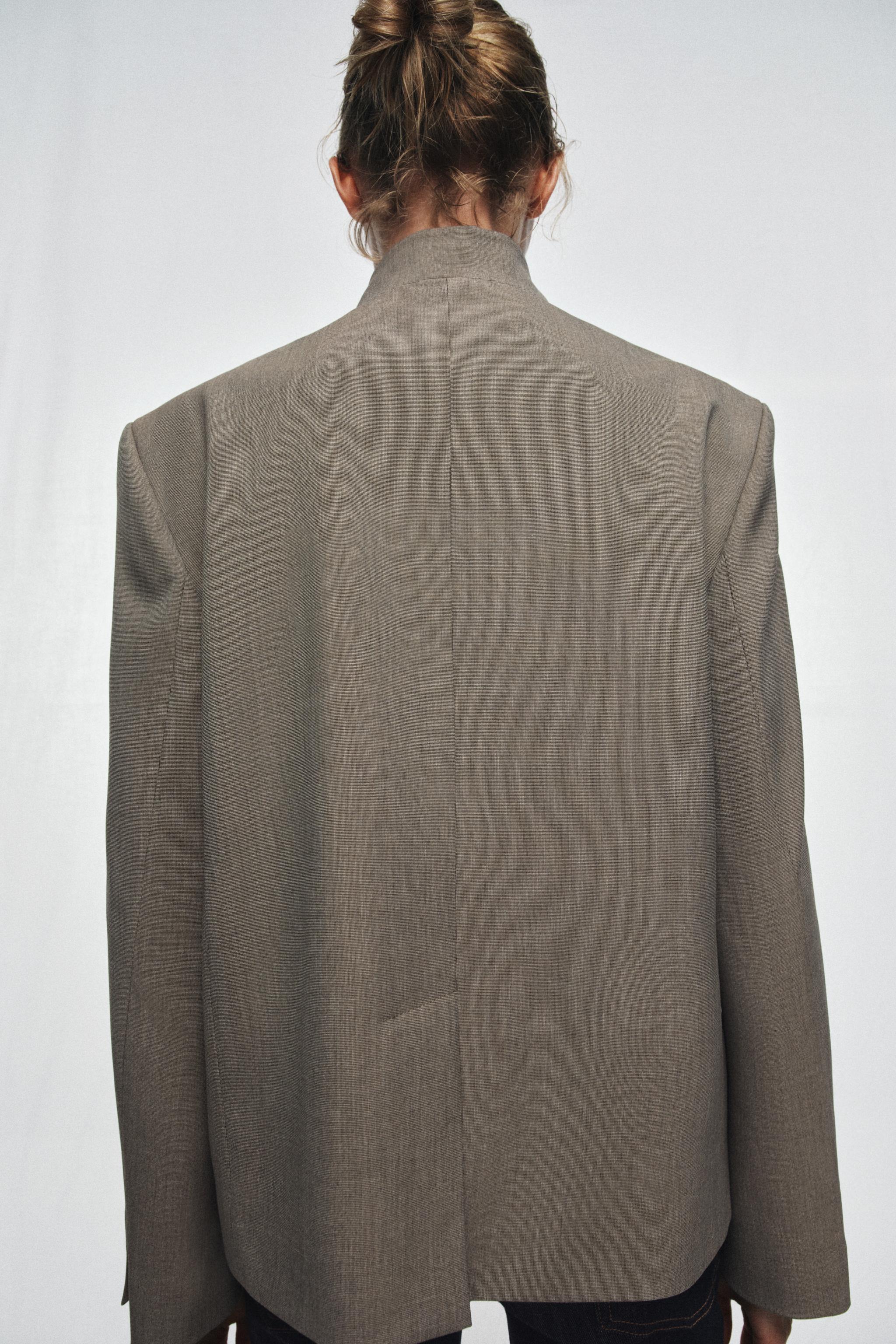 HIGH COLLAR BLAZER ZW COLLECTION
