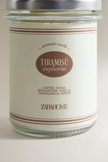(130 G) TIRAMISU EUPHORIA SCENTED CANDLE - Khaki by Zara - Image 2