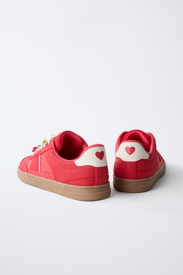 SNEAKERS WITH FRUIT CHARMS - Red by Zara - Image 6