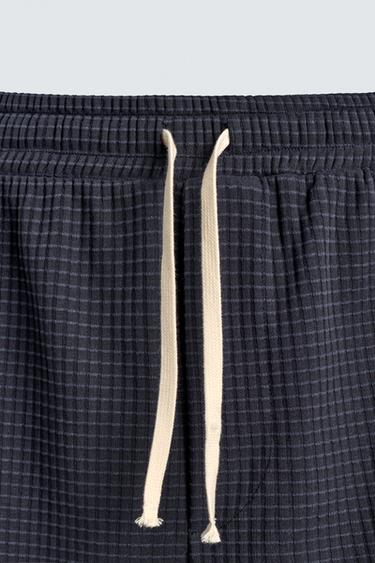 BERMUDA JOGGER STRUCTURÉ - Bleu de Zara - Image 6