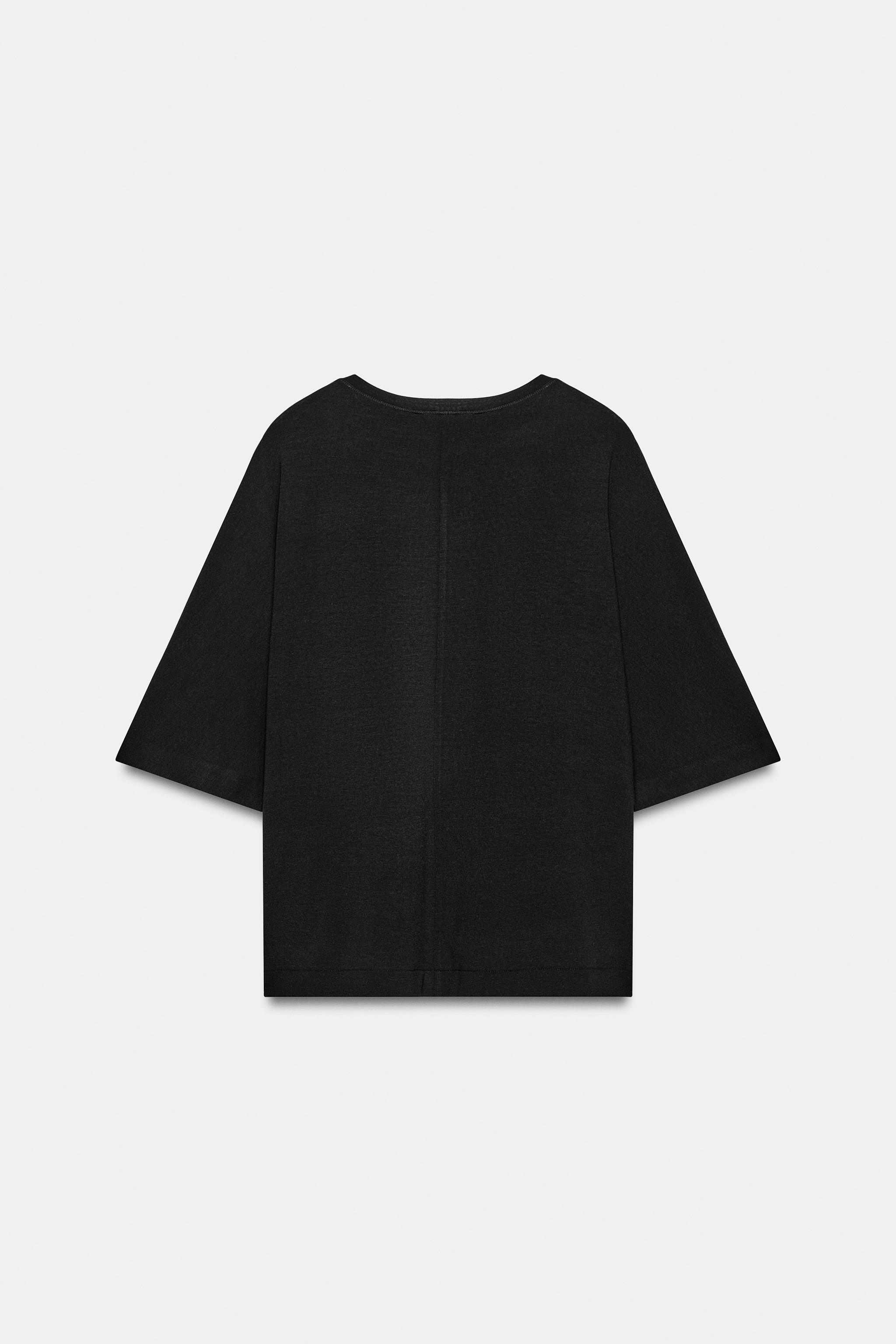 DÖKÜMLÜ OVERSIZE T-SHIRT - Görsel 6