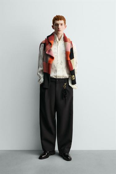 CAMISA SEDA - VISCOSA PERSONAJES PETER PAN HARRY LAMBERT FOR ZARA - Blanco roto de Zara