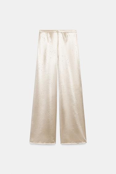 PANTALON SATINÉ BRILLANT - Cave de Zara - Image 4