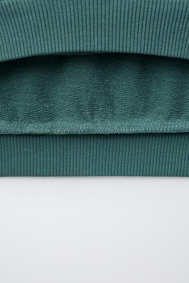 PLAIN SWEATSHIRT - Duck blue by Zara - Image 3