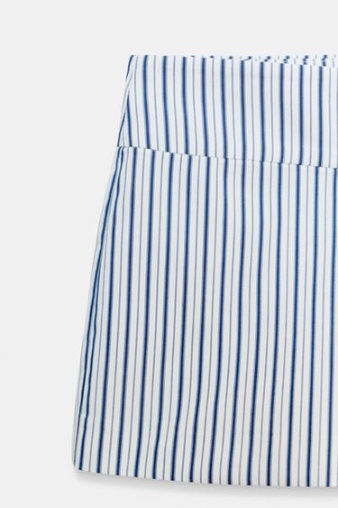 MINI STRIPED SHORTS - Blue/White by Zara - Image 6