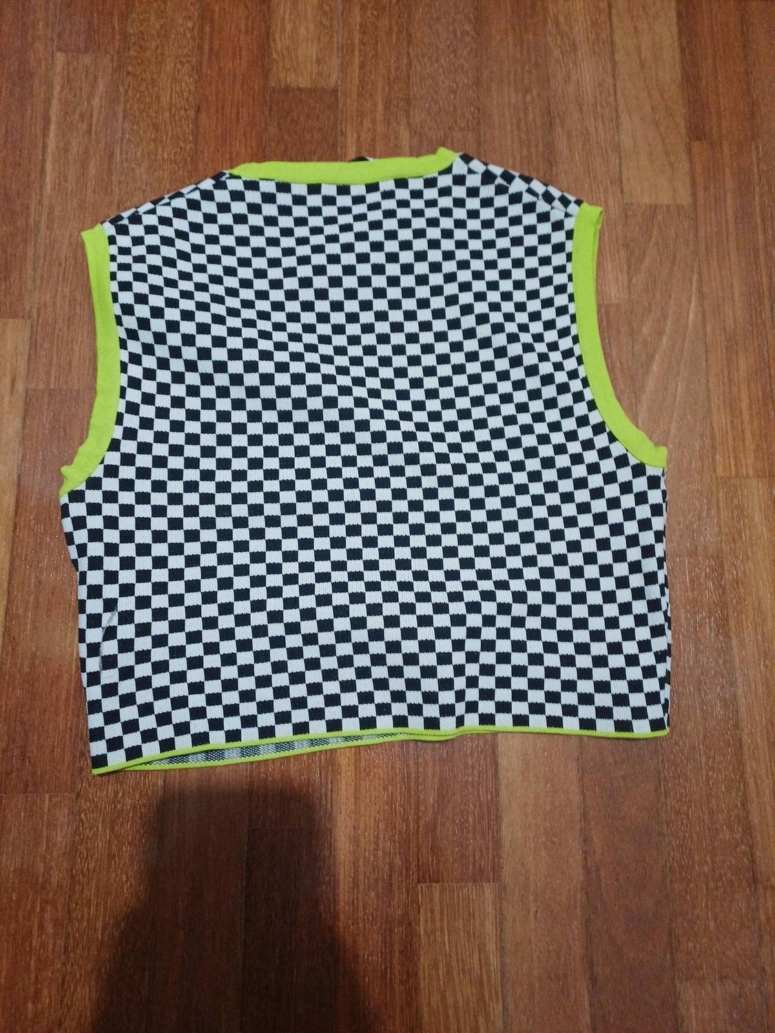 CHECK KNIT TOP - Image 2