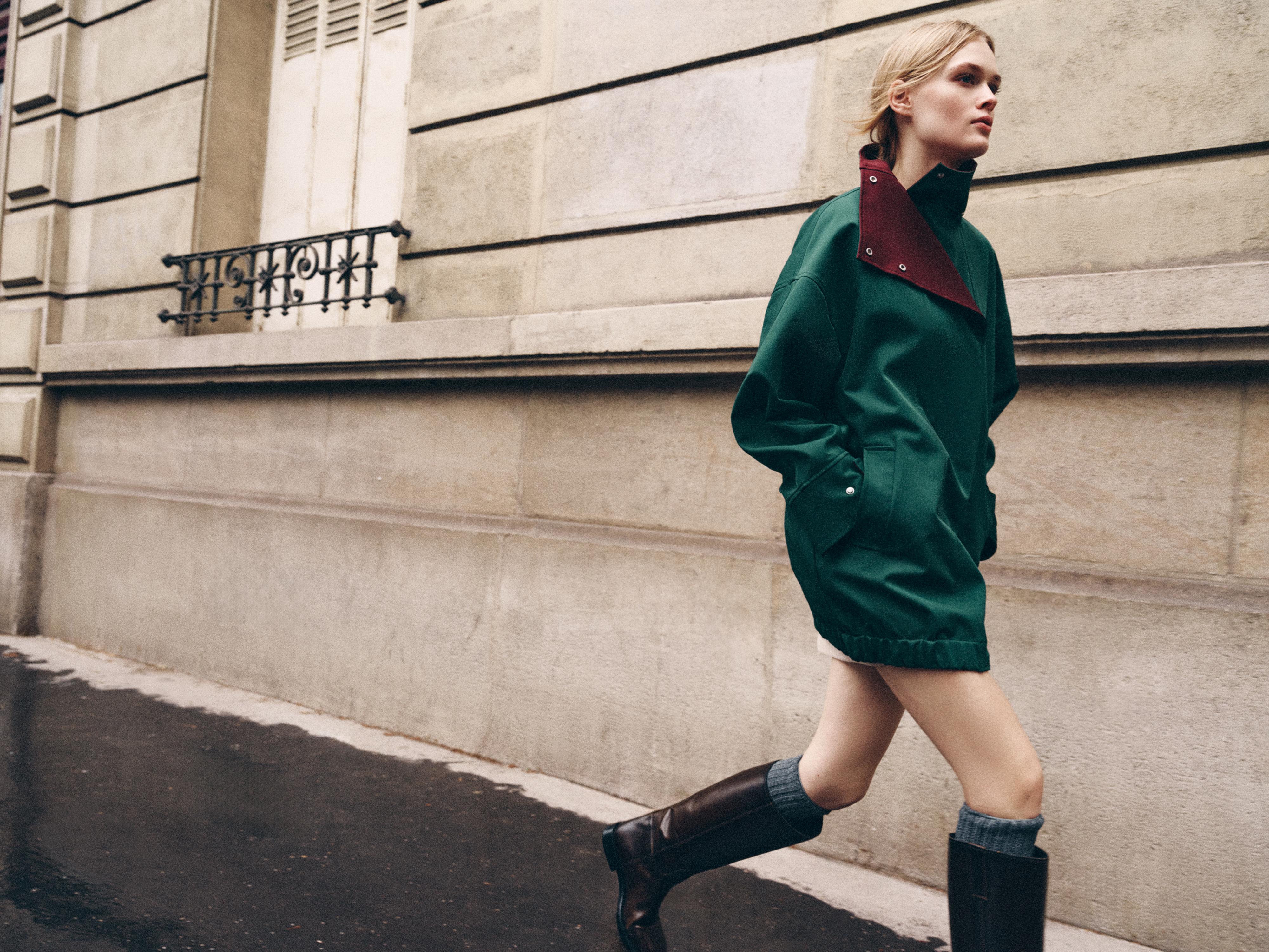 Zw Combined Trench Coat by Zara