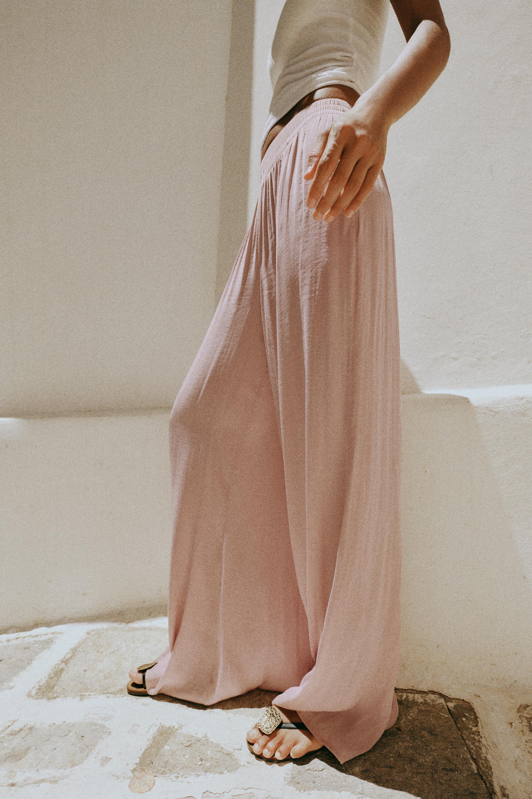 FLOWY WIDE LEG PANTS - thumbnail 10
